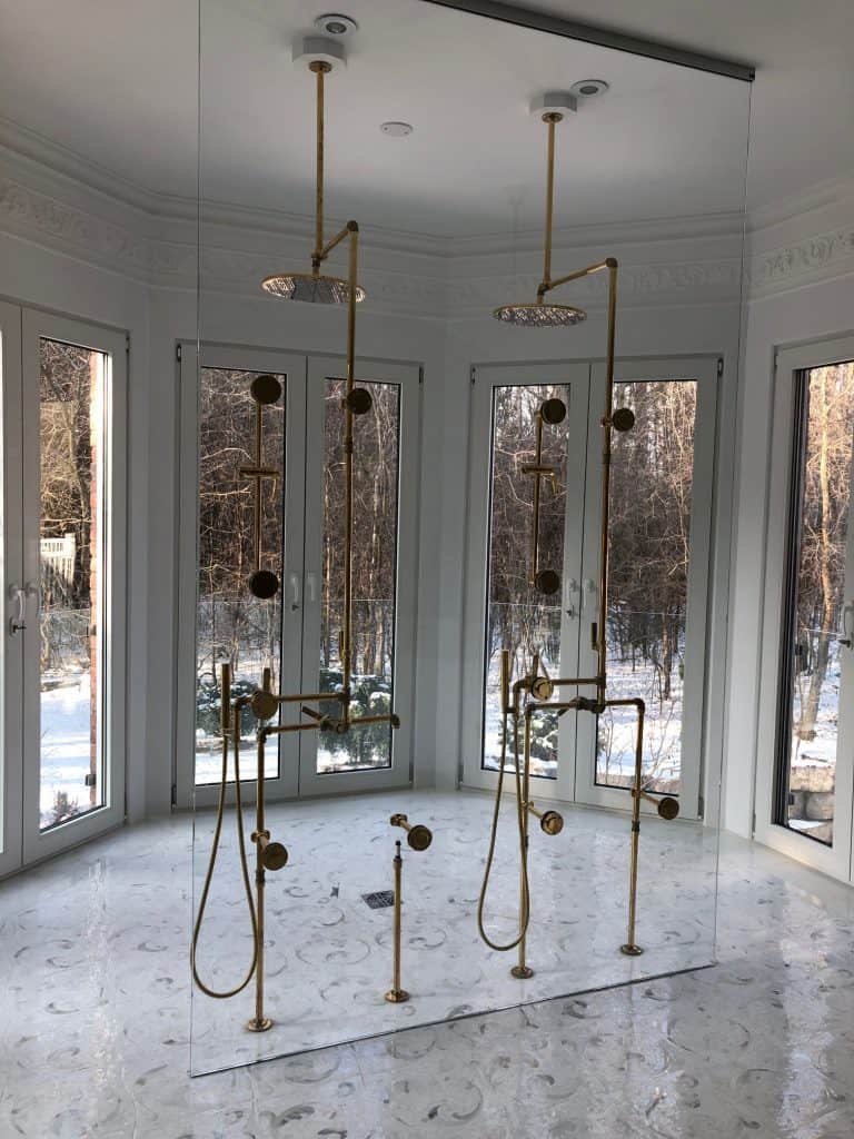 frameless shower ace glass lucury shower country