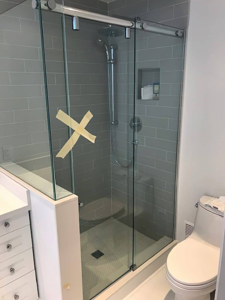 glass roller frameless shower ace glass
