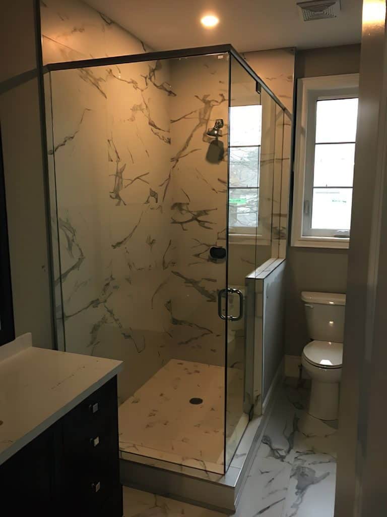 tiled wall scarborough frameless shower ace glass